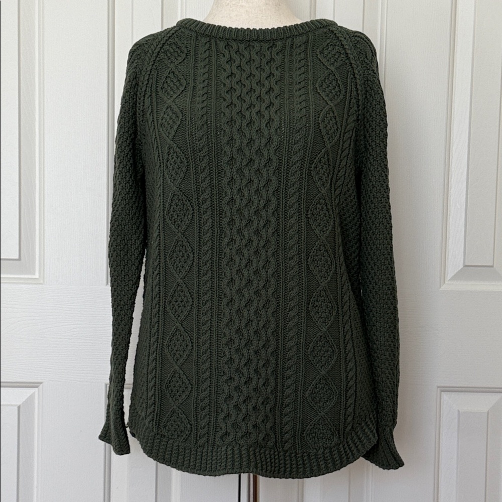 LL Bean Signature Fisherman Tunic Sweater